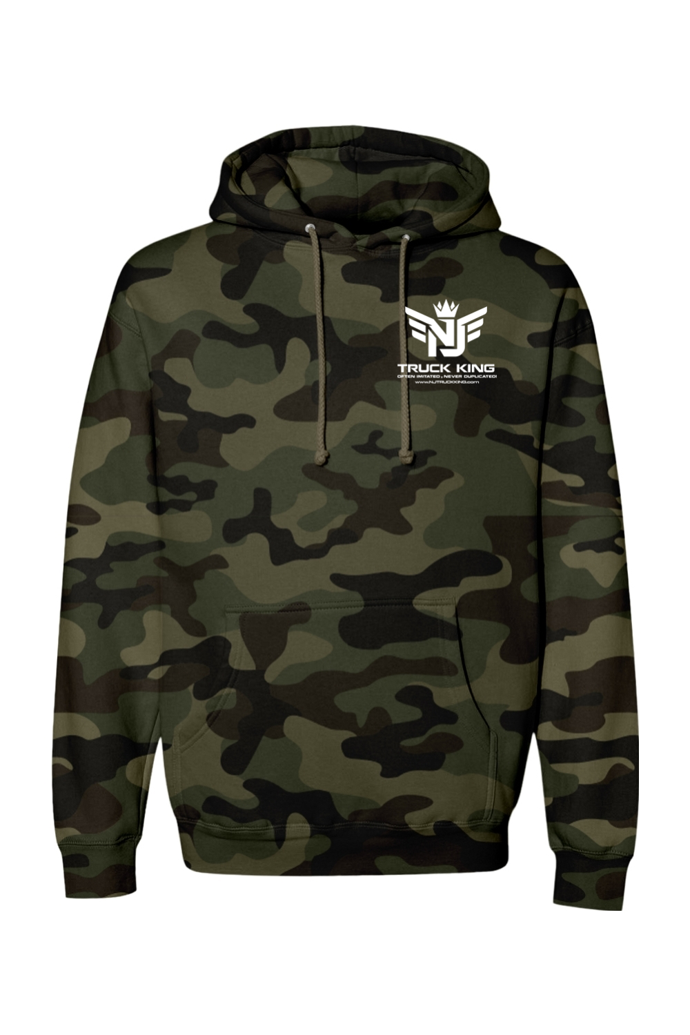 Nj Truck King Logo Camo Hoodie