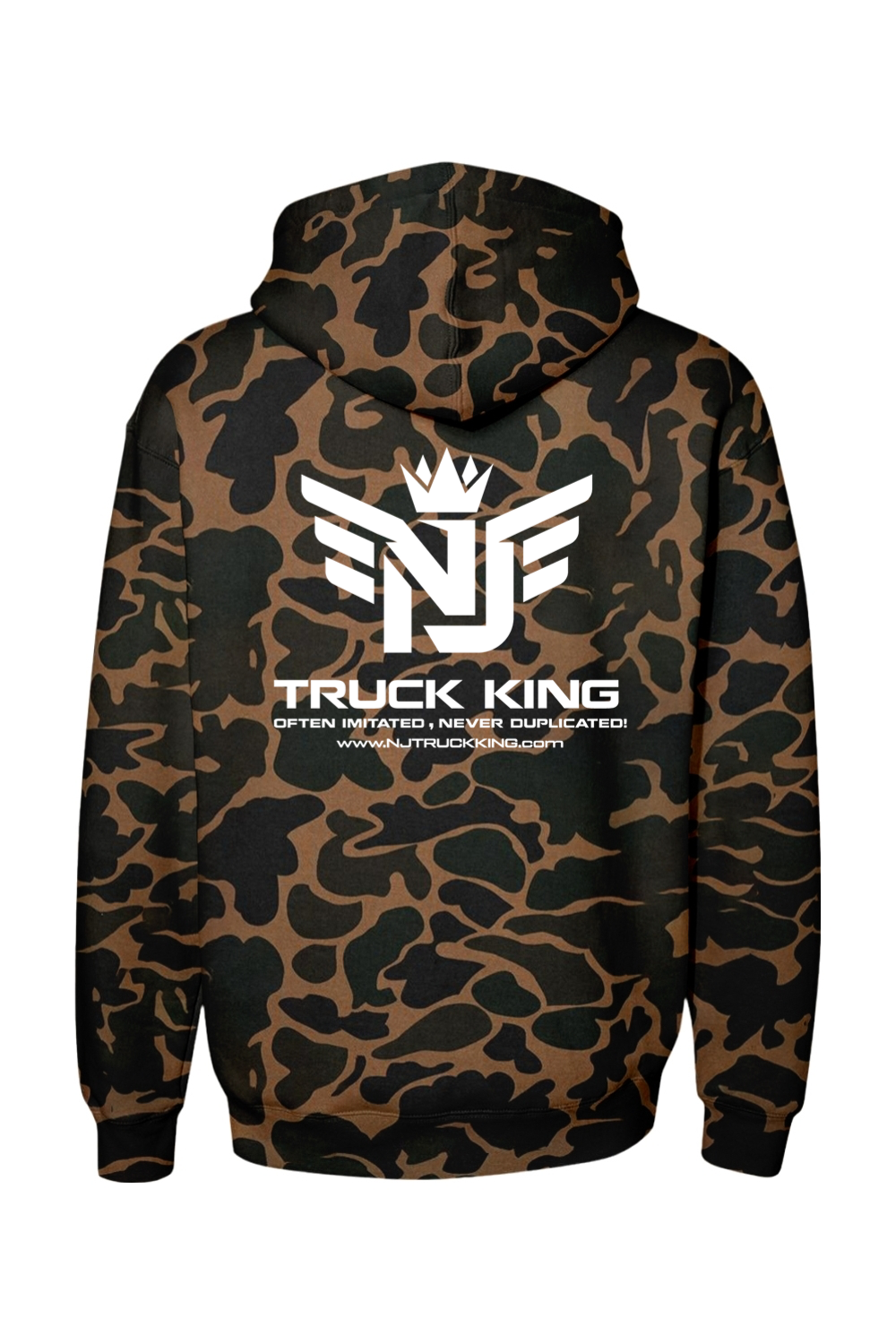 Nj Truck King Logo Camo Hoodie