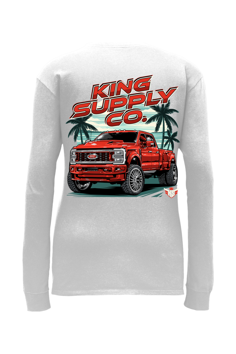 Ruby Red Nike Ladies Long Sleeve Scoop Neck Tee