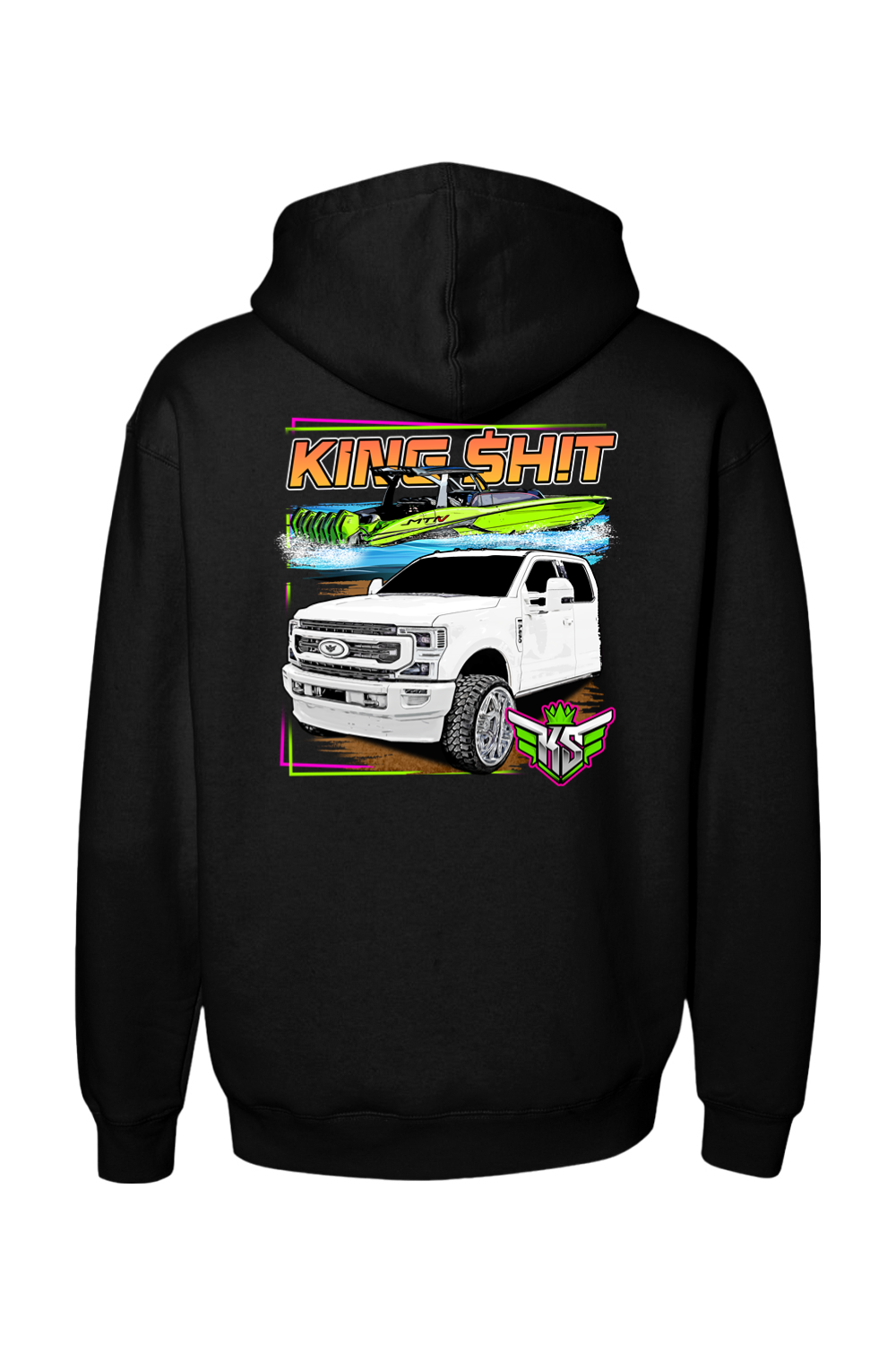 KING SHIT Heavyweight Camo Hoodie