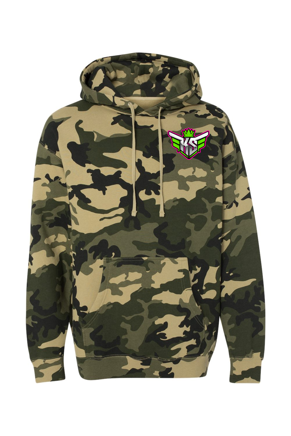 KING SHIT Heavyweight Camo Hoodie