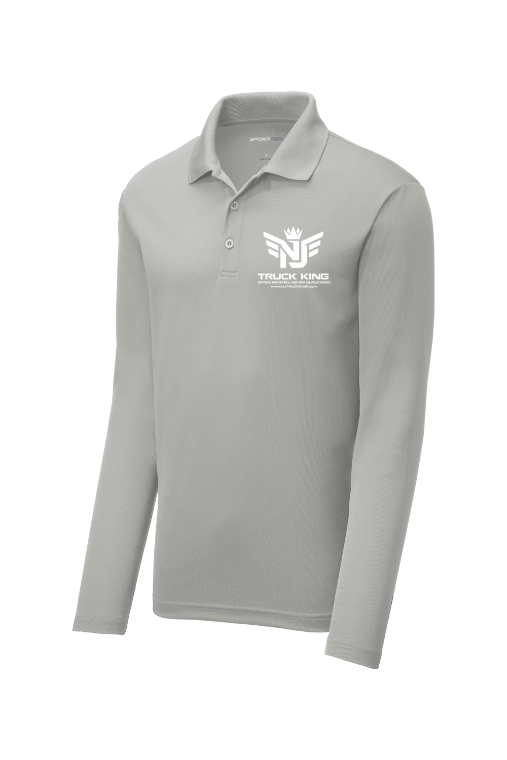 NJ Truck King Small Logo Long Sleeve Polo