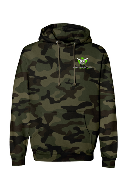 Platti Plus Palm Heavyweight Camo Hoodie