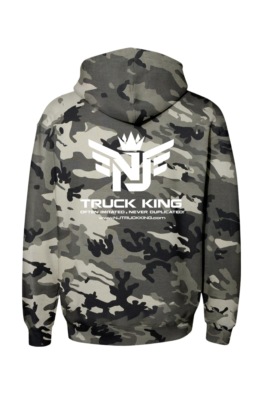 Nj Truck King Logo Camo Hoodie