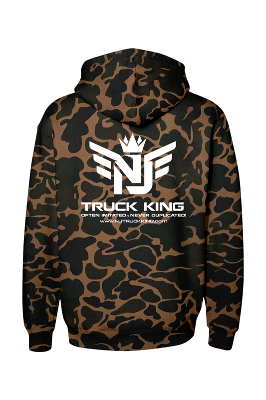 Nj Truck King Logo Camo Hoodie