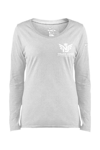 NJ Truck King Nike Ladies Long Sleeve Scoop Neck Tee
