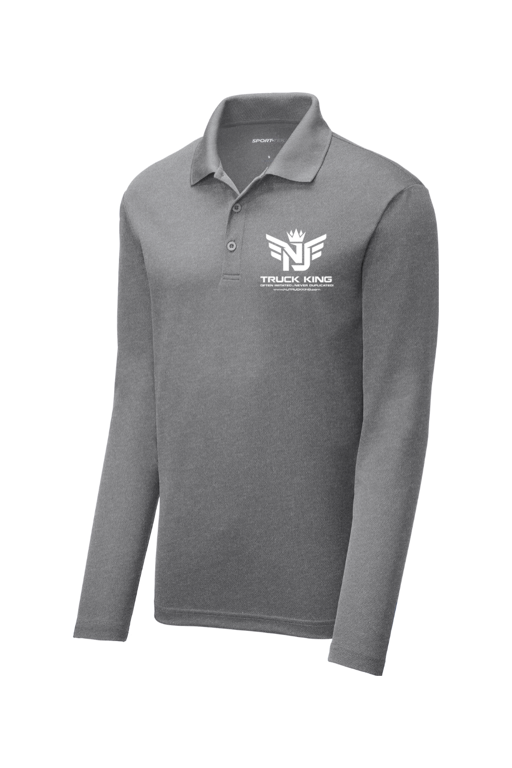 NJ Truck King Small Logo Long Sleeve Polo