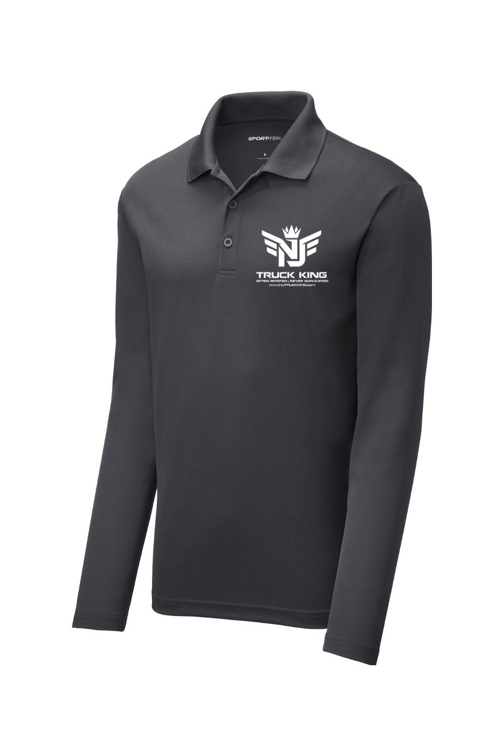 NJ Truck King Small Logo Long Sleeve Polo