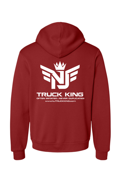 NJ Truck King small logo Fleece Hoodie