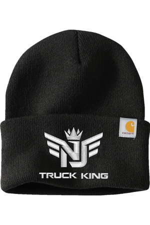 Nj Truck King Beanie White Logo