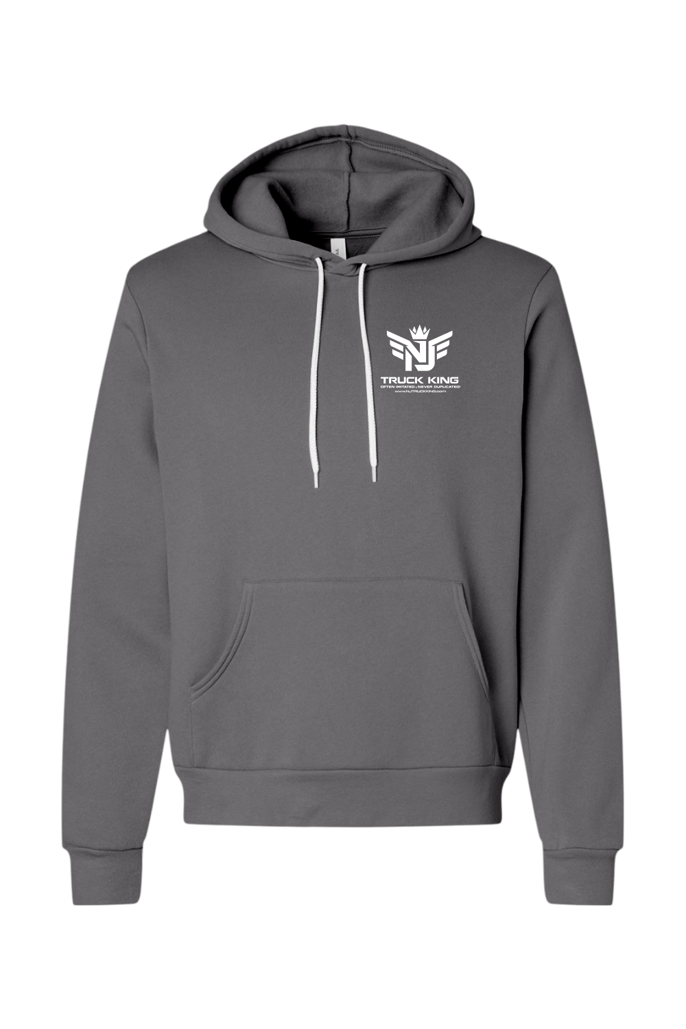 NJ Truck King small logo Fleece Hoodie