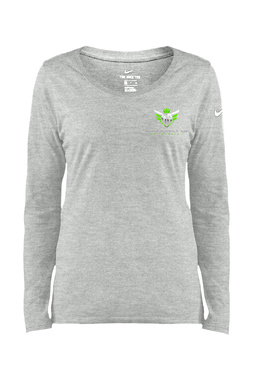 Platti Plus Nike Ladies Long Sleeve Scoop Neck Tee