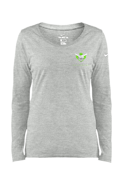 Platti Plus Nike Ladies Long Sleeve Scoop Neck Tee