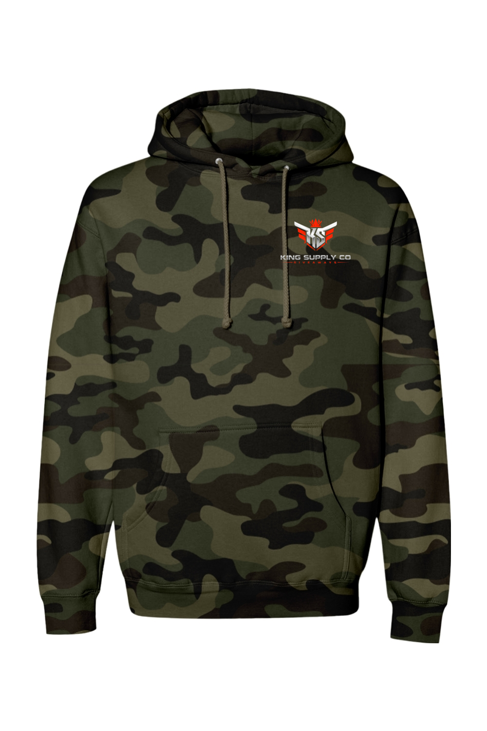 Ruby Red 450 Heavyweight Camo Hoodie