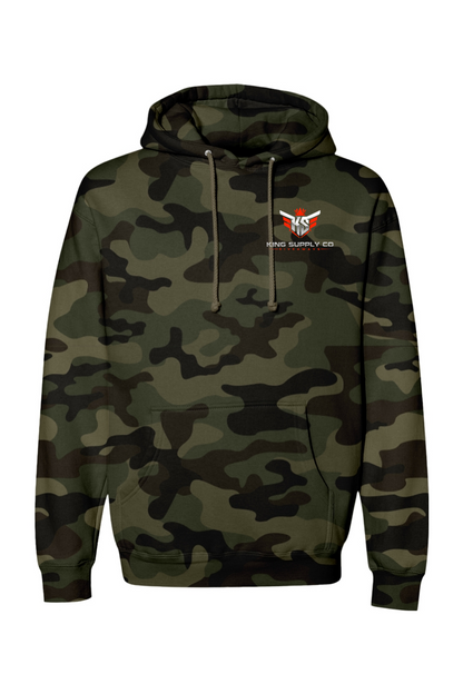 Ruby Red 450 Heavyweight Camo Hoodie