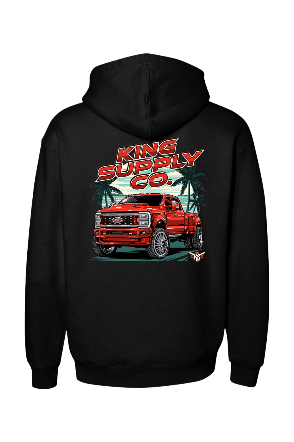 Ruby Red 450 Heavyweight Camo Hoodie
