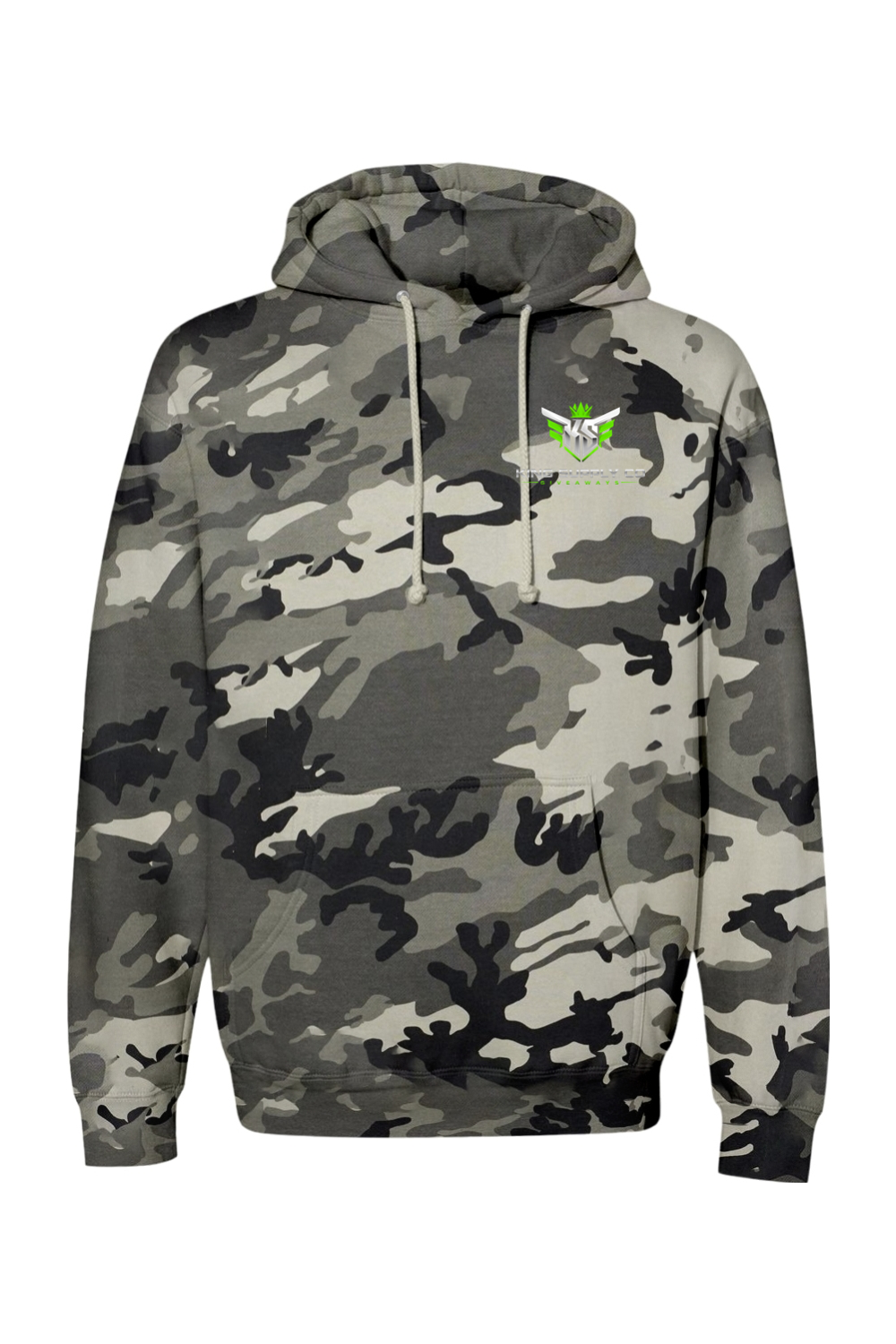 Platti Plus Palm Heavyweight Camo Hoodie