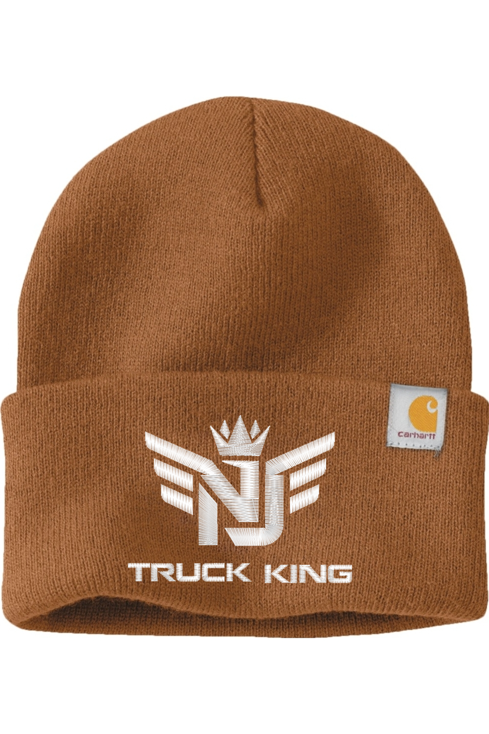 Nj Truck King Beanie White Logo