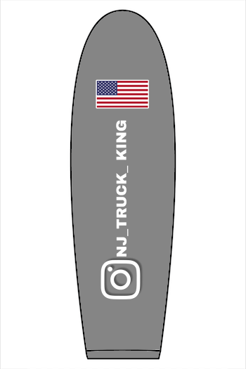 NJ Truck King Heavyweight Hooded Sweatshirt