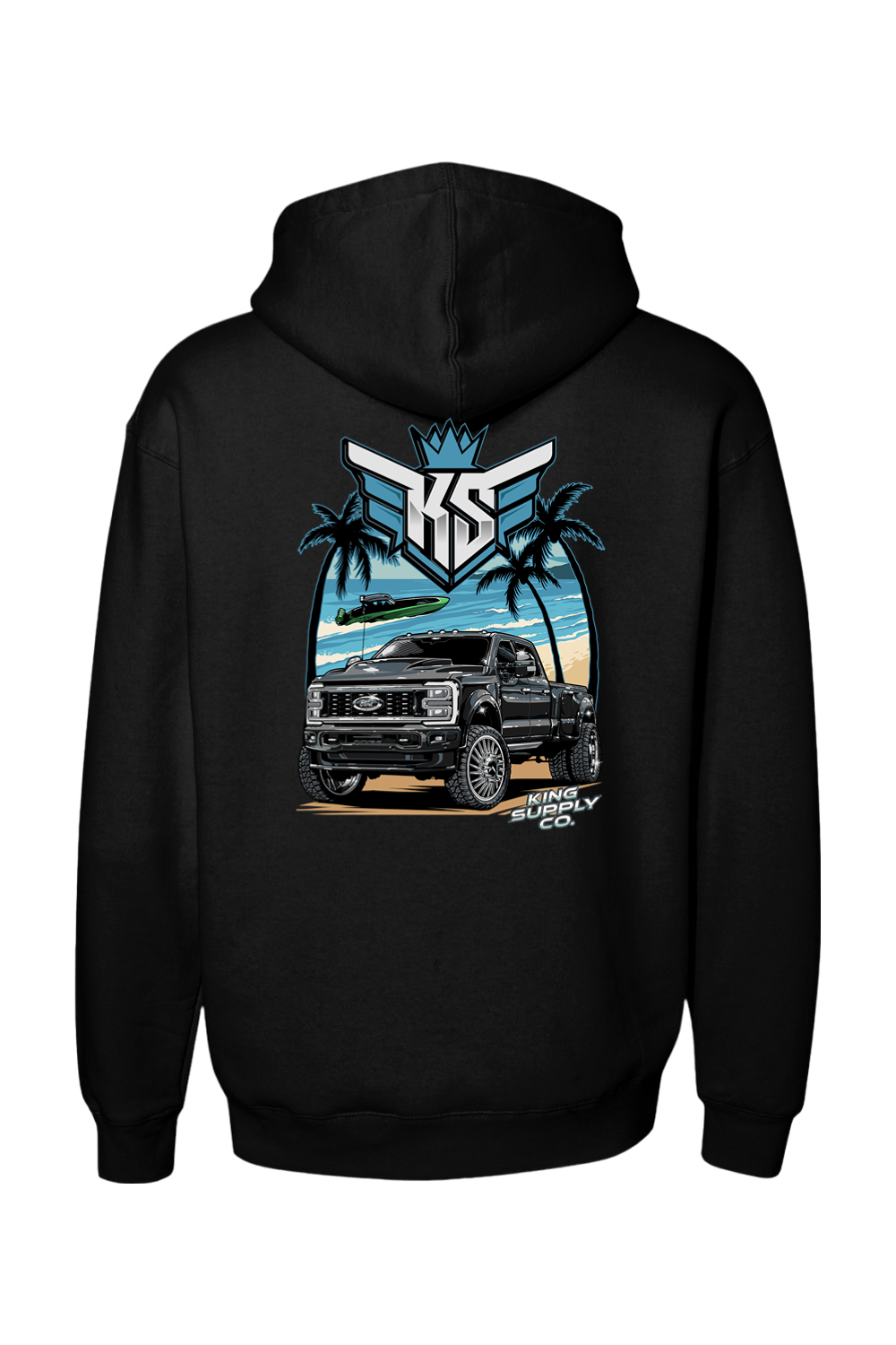 Platti Plus Tropic Heavyweight Camo Hoodie