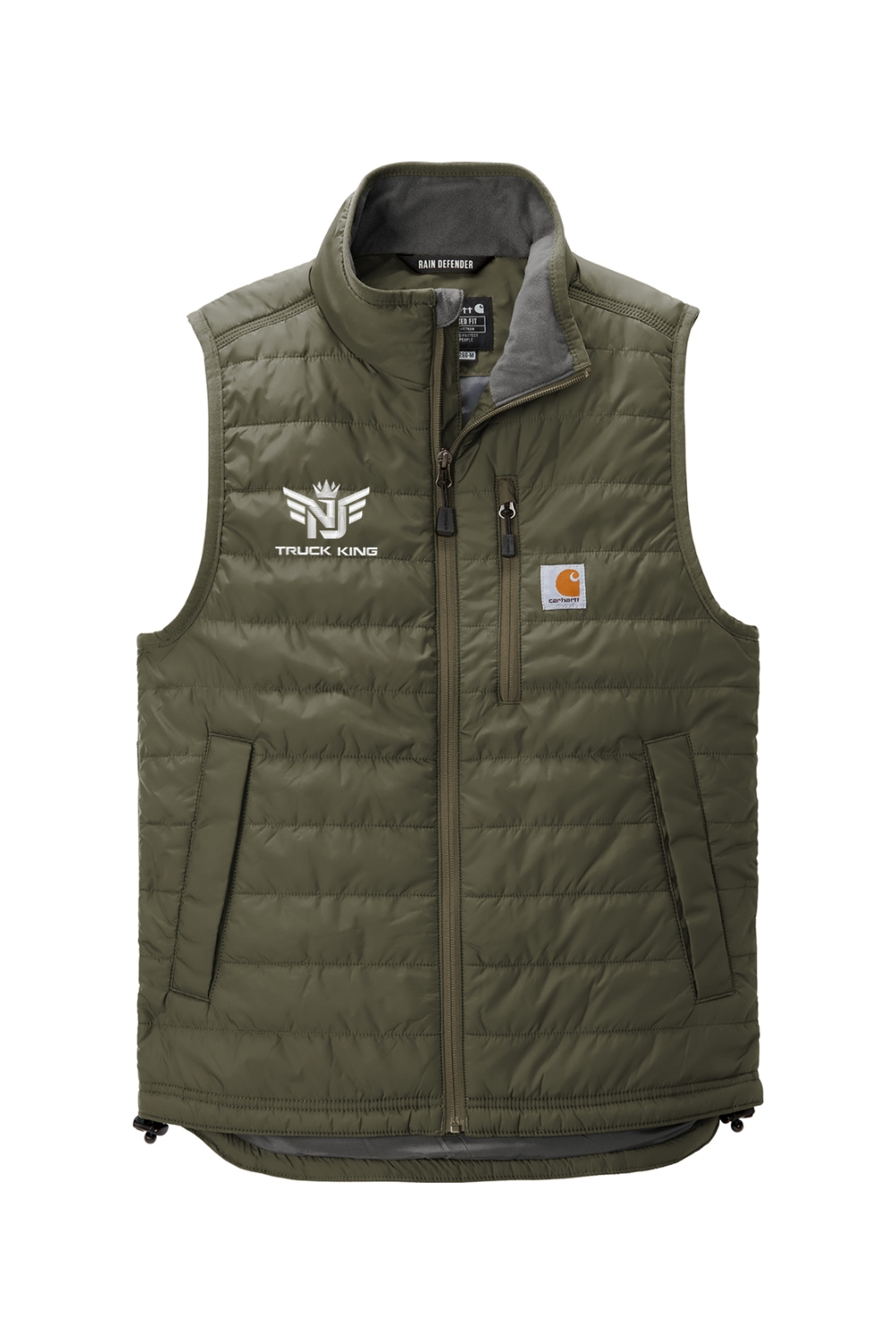 Nj Truck King Logo Puffer Vest