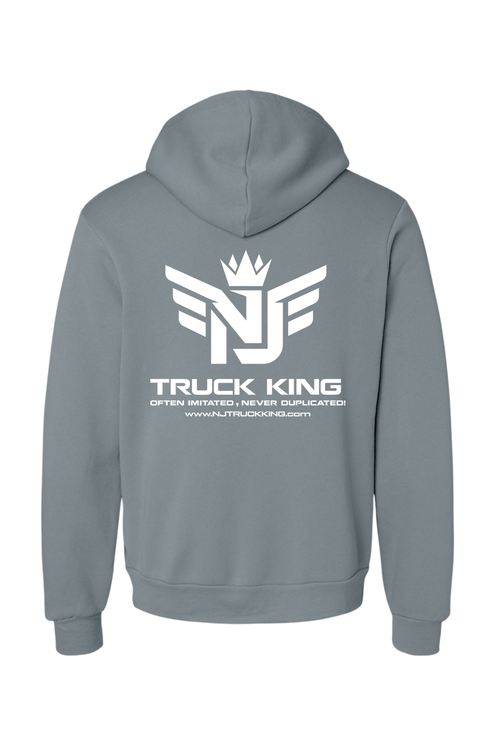 NJ Truck King small logo Fleece Hoodie
