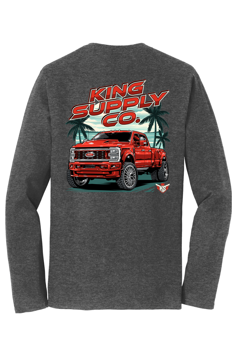 Ruby Red Long Sleeve Tee