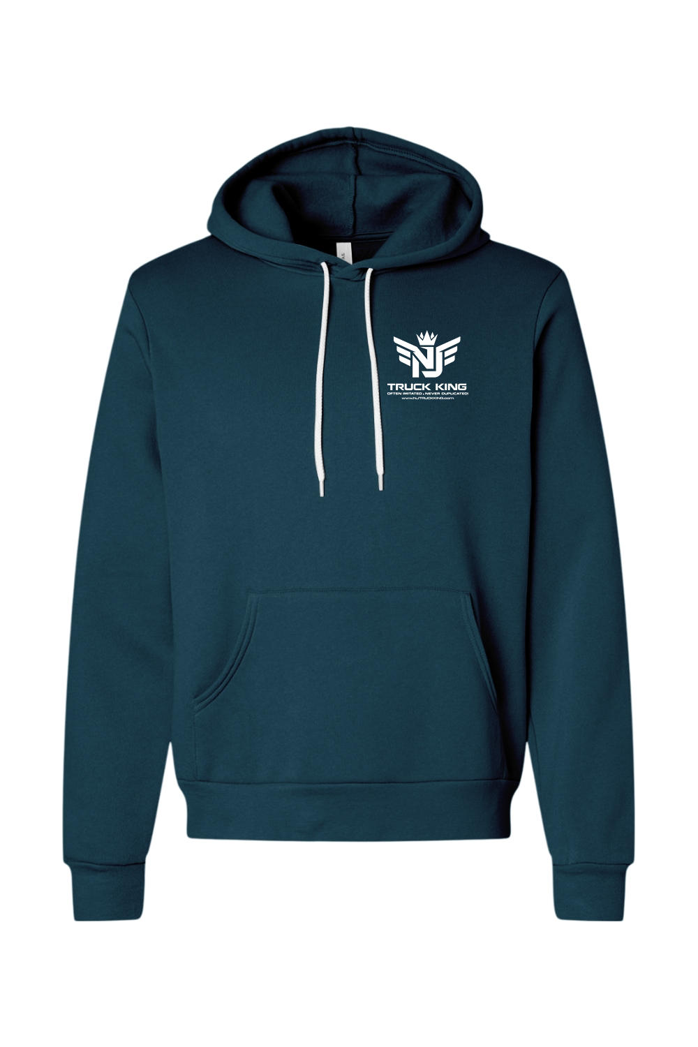 NJ Truck King small logo Fleece Hoodie