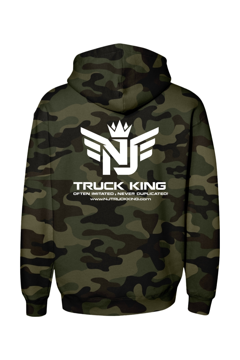 Nj Truck King Logo Camo Hoodie