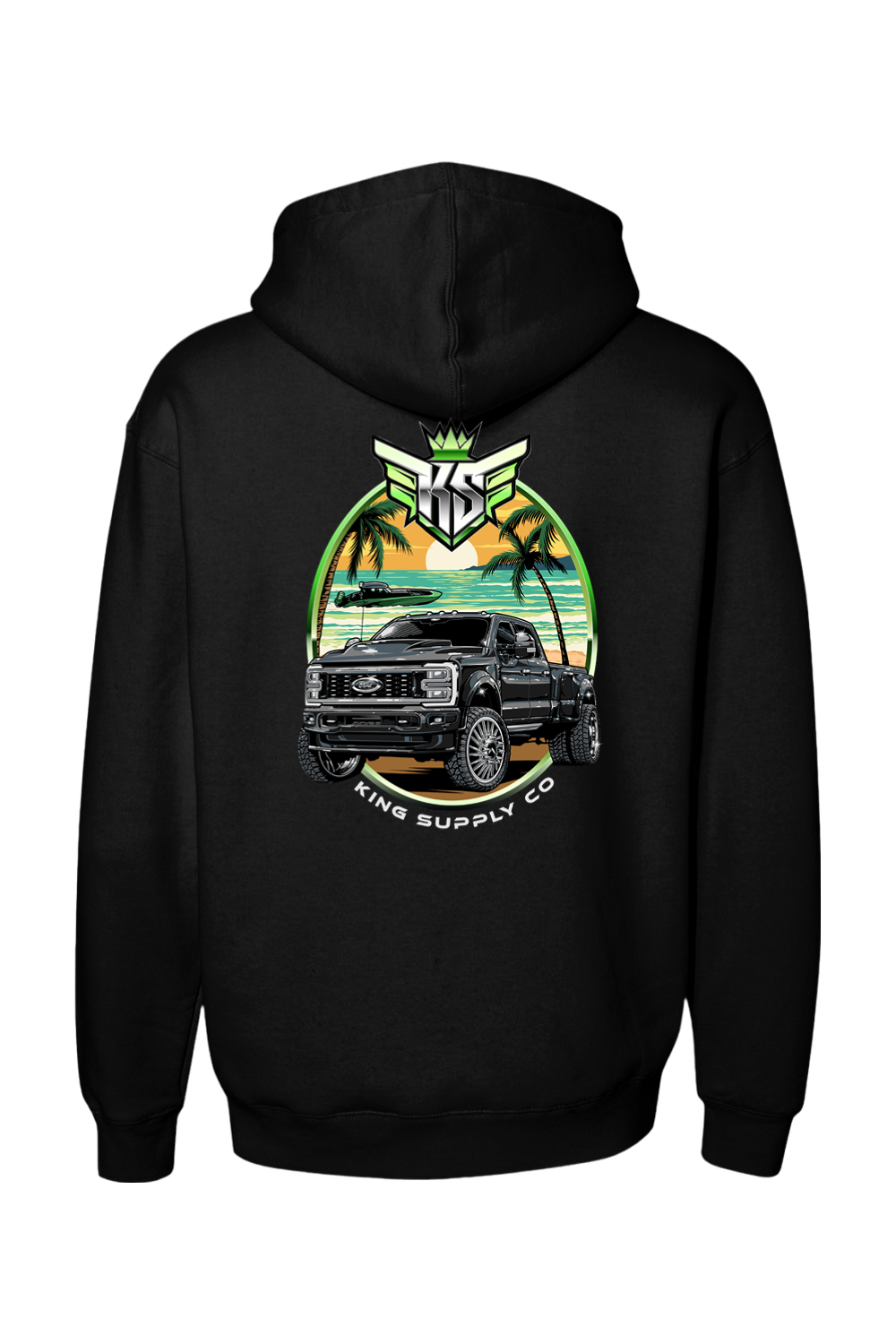 Platti Plus Palm Heavyweight Camo Hoodie