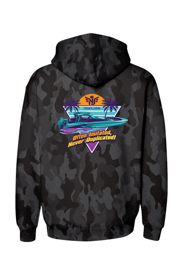 Teal MTI Camo Hoodie