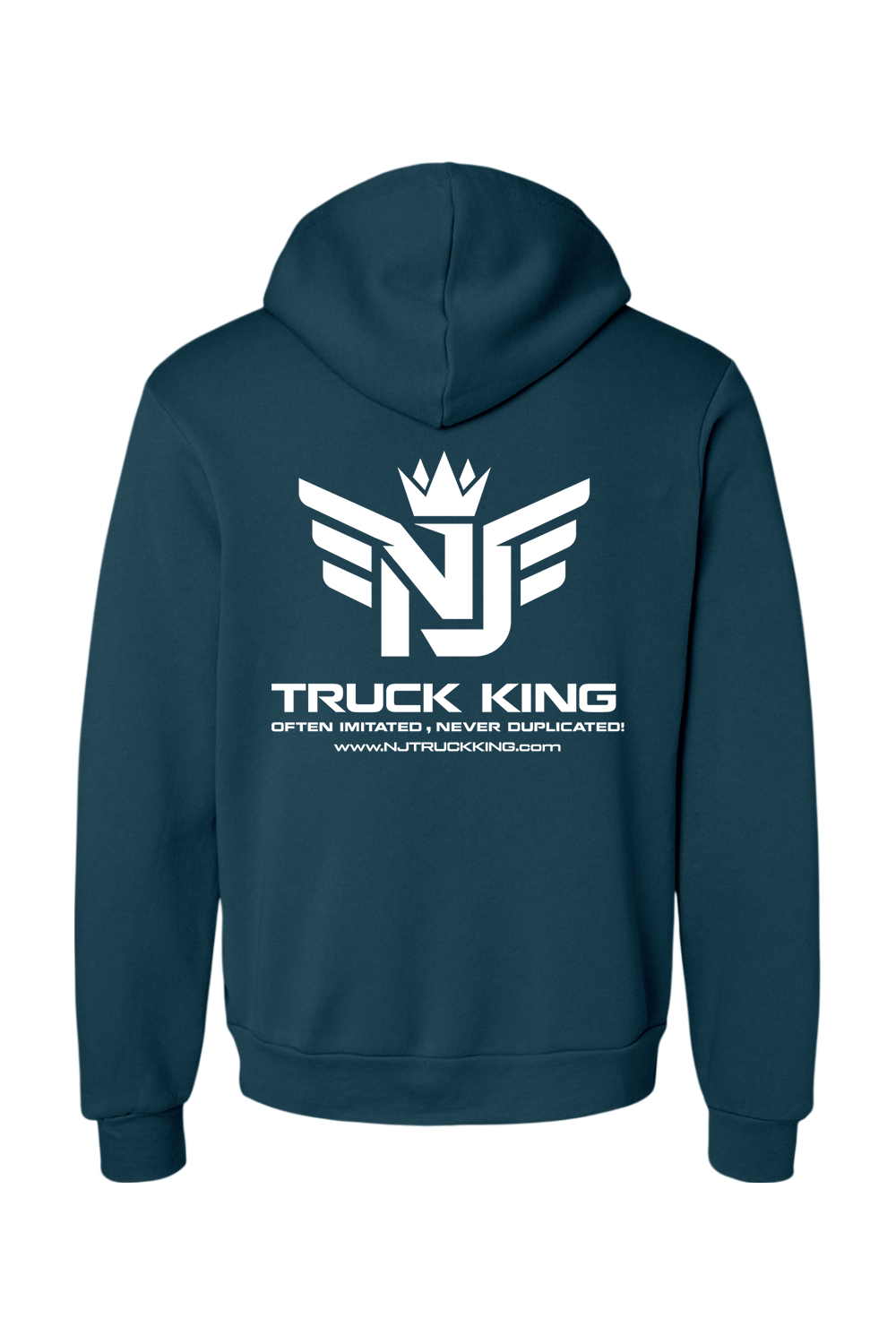 NJ Truck King small logo Fleece Hoodie