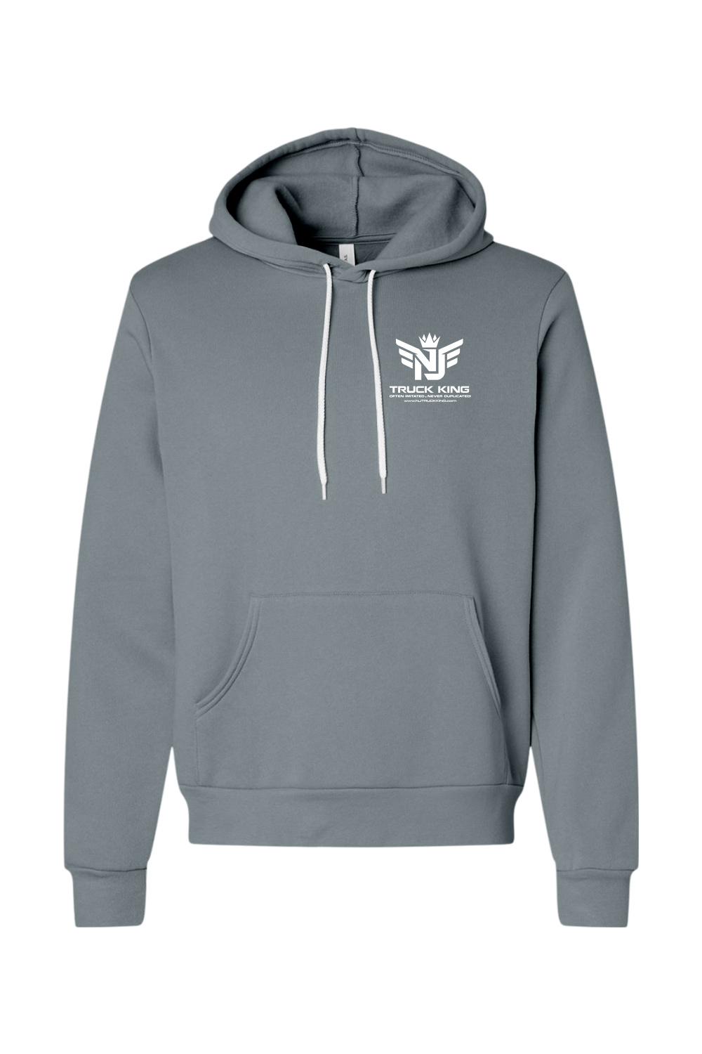 NJ Truck King small logo Fleece Hoodie