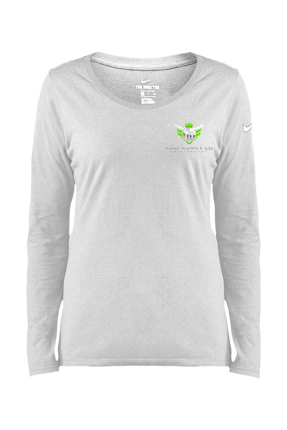 Platti Plus Nike Ladies Long Sleeve Scoop Neck Tee