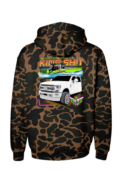 KING SHIT Heavyweight Camo Hoodie