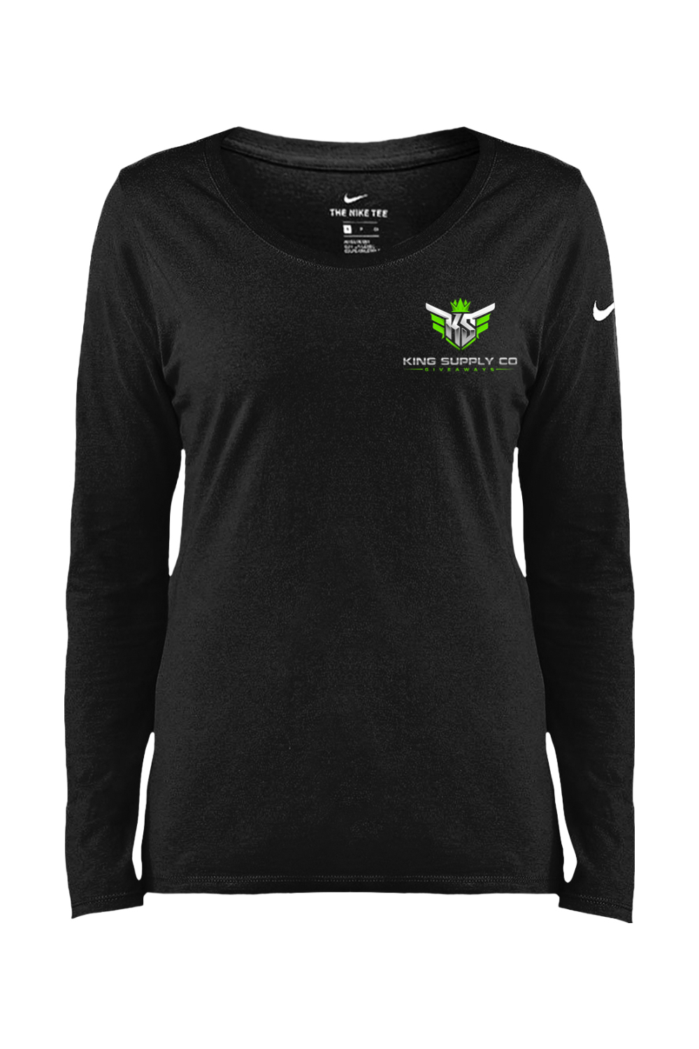 Platti Plus Nike Ladies Long Sleeve Scoop Neck Tee