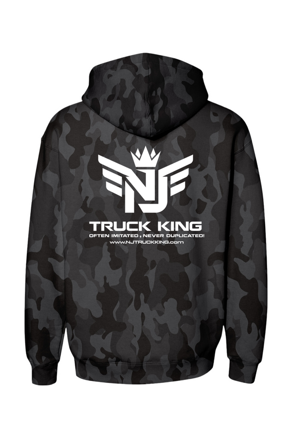 Nj Truck King Logo Camo Hoodie