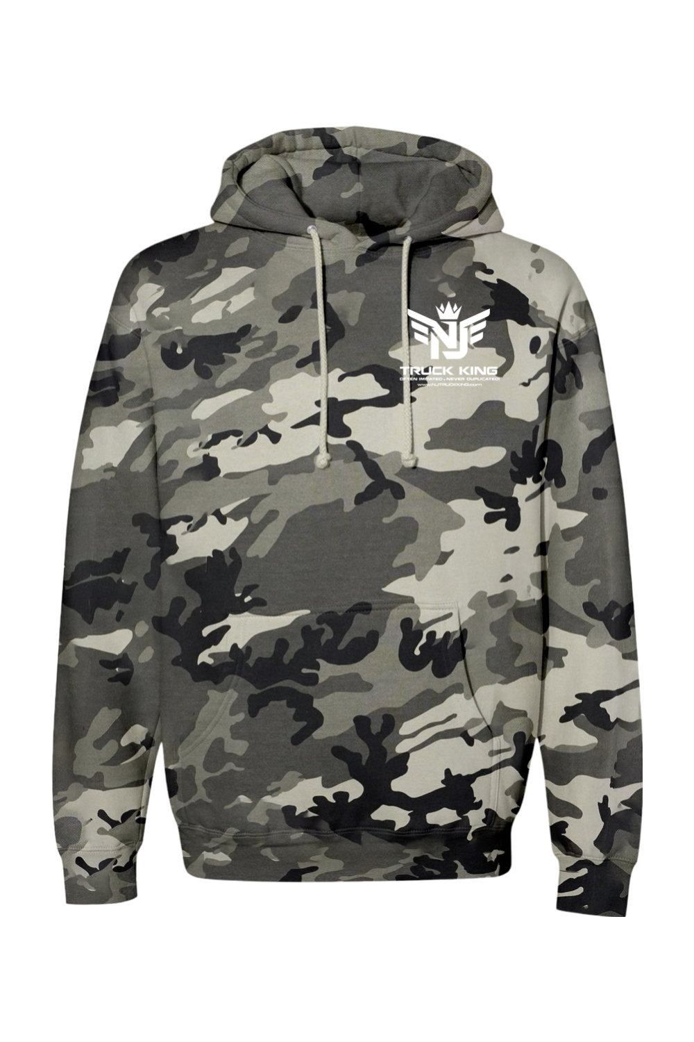 Nj Truck King Logo Camo Hoodie