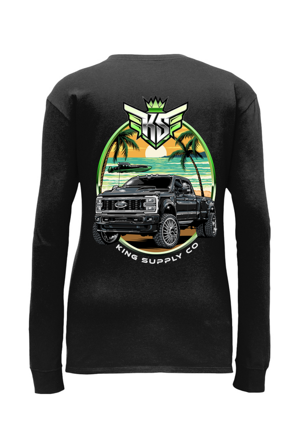 Platti Plus Palm Women's Long Sleeve Tee