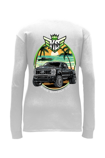 Platti Plus Nike Ladies Long Sleeve Scoop Neck Tee