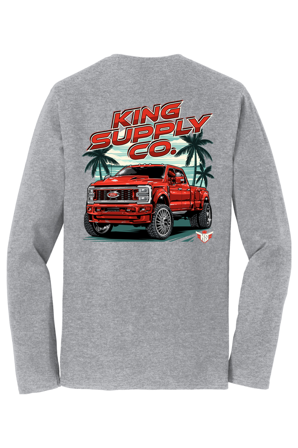 Ruby Red Long Sleeve Tee