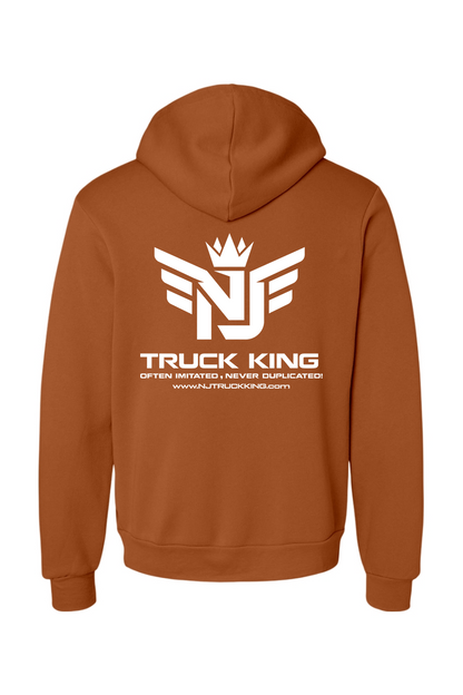 NJ Truck King small logo Fleece Hoodie
